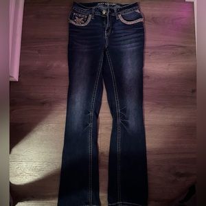 Sexy Couture Mid Rise Flare Boot Cut Jean